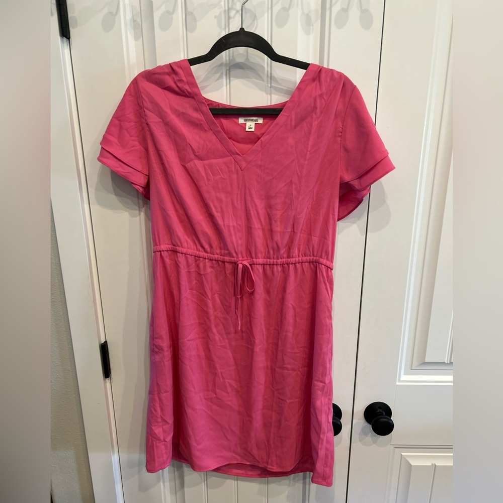 Good threads pink mini dress size large